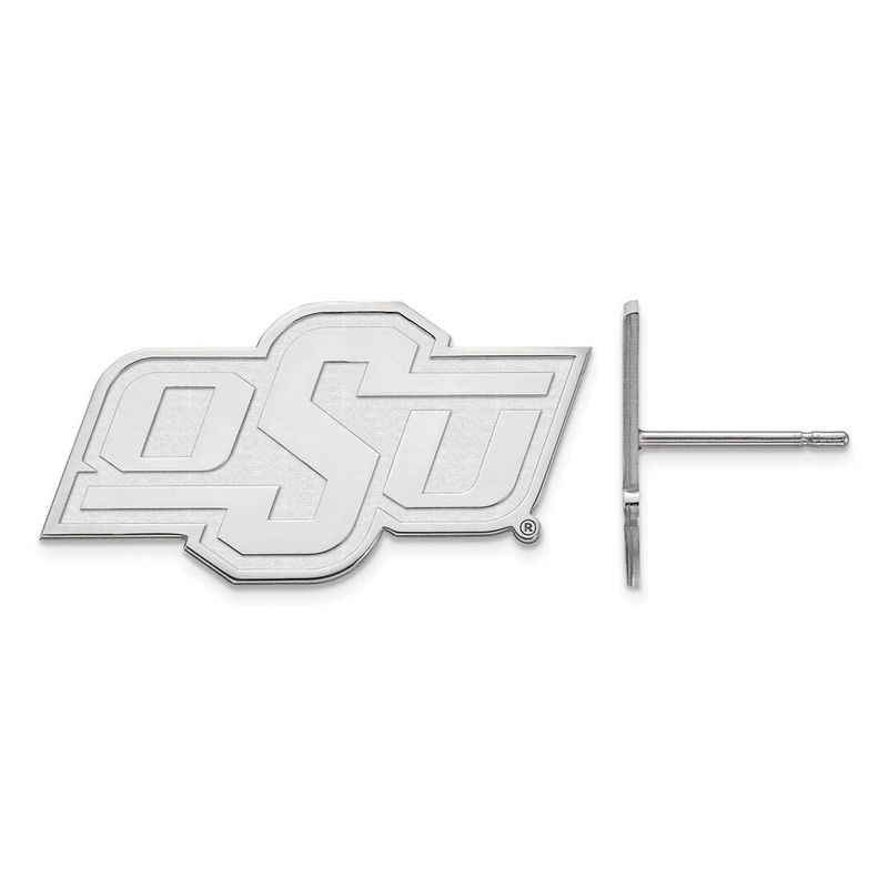Sterling Silver Oklahoma State University Small Post Earrings